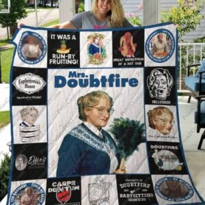 Mrs Doubtfire Quilt Blanket  Limited Quilt Blanket